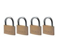 Master Lock CAD40T Envase de 2 Magnum Candados de Latón Macizo a Llave, Oro, 5,4 x 4 x 1 cm (Paquete de 2)