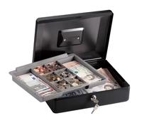 Master Lock Caja de monedas 8 compartimentos Negro