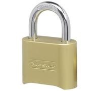 Master Lock Cerradura de combinación, candado interior y exterior, cerradura de combinación reajustable para taquillas