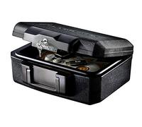Master Lock L1200 Caja Fuerte Portatil Ignifuga con Llave Small Adecuada para Documentos, Dispositivos Electrónicos, Soporte Multimedia, Pequeños