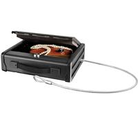 MASTER LOCK Caja Fuerte Compacta [con Llaves] [con Cable] PP1KML - Ideal para objetos de valor, dispositivos electrónicos, pequeños, arma corta