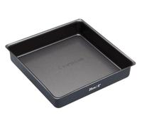 MasterClass Bandeja cuadrada para sándwiches, molde para tartas con PTFE, PFOA y BPA antiadherente, robusto acero al carbono de 1 mm de grosor, cuadrada, 20 cm , gris