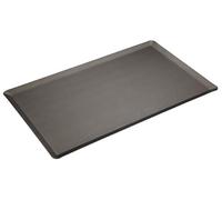 MasterClass Bandeja de horno comercial antiadherente sin PTFE, PFOA ni BPA, acero al carbono de 1,2 mm, tamaño Gastronorm 1/1 (53 x 33 cm), negra