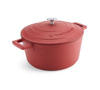 Masterclass cacerola con tapa, mediana 4l/24 cm, aluminio fundido lige