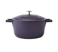 Masterclass cacerola de aluminio fundido morado, 24 cm, 4 litros, en c