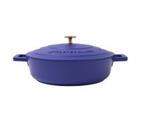 Masterclass cacerola eléctrica de aluminio fundido, color azul, 28 cm