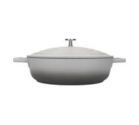 Masterclass cacerola poco profunda con tapa 4l/28 cm, aluminio fundido