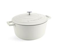 Masterclass cazuela con tapa, grande 5 l/28 cm, aluminio fundido liger