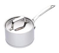 MasterClass MCMINISAU Mini cacerola de acero inoxidable segura para inducción, 250 ml, 9 cm (3.5"), color plateado