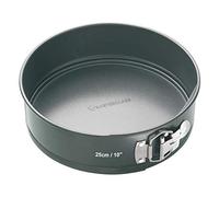 MasterClass Molde Desmontable para Tartas de 30cm con Base Suelta, Antiadherente, Acero al Carbono Resistente de 1mm, Libre de PFOA, Molde Redondo de 12 Pulgadas, Gris