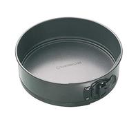 MasterClass Molde desmontable para tartas 30 cm - Base suelta, Antiadherente, Acero 1 mm, Gris