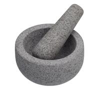 MasterClass, Mortero, Juego de mortero de granito no poroso, 12 x 9 cm, Gris