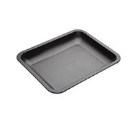MasterClass Non-Stick Inclined Roasting Mold, Carbon, Gray, 33 x 25.5 cm (13 x 10 Inches) - ideal baking mold for cakes and pastries, perfect for creating delicious treats.