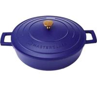 MasterClass: Olla eléctrica de aluminio fundido, color azul, 28 cm, 4 litros, en caja de regalo