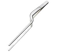 MasterClass Pinzas anguladas de cocinero / pinzas de emplatar, acero inoxidable, 21 cm
