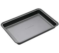MasterClass Sartén antiadherente para brownies, sin PTFE, PFOA ni BPA, robusto acero al carbono de 1 mm de grosor, 27 cm x 20 cm, negro