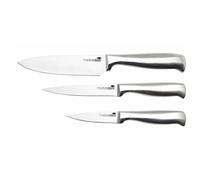 MasterClass Set of Three Knives, Deluxe Steel Carbon Stainless Steel