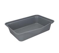 MasterClass Smart Ceramic Tostadora grande con antiadherente PTFE, PFOA y BPA Free, acero al carbono, 41,5 x 31,5 cm Bandeja apilable para asar en profundidad