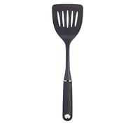 MasterClass Volteador con Ranuras, Resistente al Calor Antiadherente para Pescado, Duradero y Fácil de Limpiar, 35,5 cm (14''), Negro