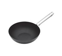 MasterClass Wok Profesional de Acero al Carbono Antiadherente apto para Inducción, 24 cm