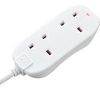 Masterplug BTN10-MP - Btn10 10M 13 2-Pandilla Extensión Plomo con Neon