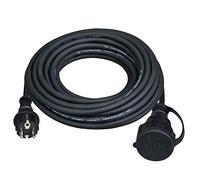 Masterplug exf1016rn7251ip-px Cable alargador eléctrico, 3000 W, 230 V, Negro, 10 m