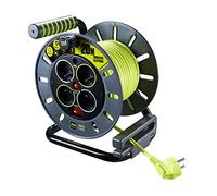 Masterplug Pro-XT - Cable de extensión (16 amperios, cable verde de 20 metros)