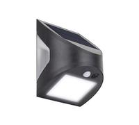 Masterplug Prysm Exterior Solar Pared Luz Movimiento Pir Sensor Negro MSTSW30B40