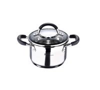 Masterpro Collection Cacerola Foodies 1,8 L Ø16 x10 cm Acero inox Antiadherente Apta inducción
