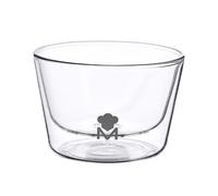 MasterPro Foodies Mixology - Bowl de 360 ml Fabricado de Borosilicanto Transparente - Soporta Cambios Bruscos de Temperatura - Doble Cristal - Apto Lavavajillas - Libre de Tóxicos