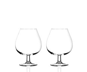 MasterPro Q3400 Set 2 Copas Brandy 67 ristal Colección Barware, 2