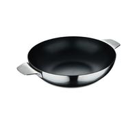 MasterPro SIGMA - Wok Sin Tapa 28 cm 9.23L Acero Inoxidable - Revestimiento Cerámico Swiss Crystals - Mango Largo - Apta para Todas Cocinas - Lavado a Mano Recomendado