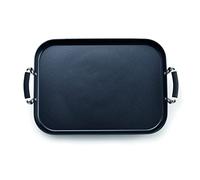 MasterPro Smart | Sartén Teppan Yaki 32 x 23 cm | De aluminio forjado | Tres capas de acero y aluminio | con mango ergonómico | Sartén de acero inoxidable | Para todo tipo de cocinas