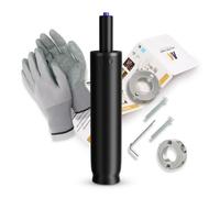 Mastery Mart Muelle de gas para silla de oficina, con resorte de gas de 251 mm - 346 mm para silla de oficina, guantes, herramienta de extracción de cilindros, eje de sujeción cilíndrico (28 mm