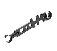 MASUNN AR15 / M4 Llave Combinada Multiusos Herramienta Llave Tuerca Cilíndrica Herramienta Común 31 cm longitud -# 02 Llave Inglesa