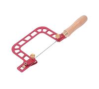 MasYosh Sierra de Calar, Corte Uniforme y de Limpieza Rápida con Alambre Fijo Apretado, Cuerpo de Aleación de Aluminio Anodizado para Carpintería, Joyería, Artesanía de Metal