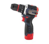 MasYosh Taladro Inalámbrico de 18 V, Taladro Eléctrico con Motor Sin Escobillas con Torque de 80 NM y Batería de 2000 MAh, para Perforación de Madera, Metal, Cerámica y Mantenimiento (Enchufe europeo)