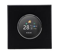 MasYosh Termostato Inteligente WiFi, Controlador de Temperatura con Pantalla para de Agua de Calefacción por Suelo HVAC, Compatible con la Aplicación, Negro