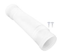 Masyrt Extensión de Drenaje de Canal de Lluvia, Extensión de Bajante de Canal de Lluvia Flexible, Canal Retráctil Conector de Canal Extensible Tubo de Drenaje de Agua de Lluvia (Blanco)
