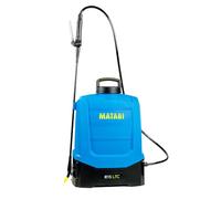 Matabi Pulverizador Eléctrico e15 LTC – Batería 20V extraíble, hasta 375 L, 4 boquillas