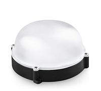 Matel Aplique Led Redondo Negro Ext, Ip65 12W, N