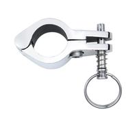 Material de techo Bimini para barco, soporte de riel de bisagra Bimini | Diapositivas de sujeción de mandíbula articuladas,Soporte lateral de cubierta de acero inoxidable 316, soporte Rai