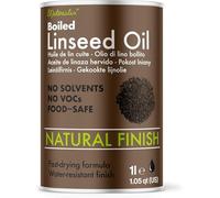 Materialix Lino 1L - Aceite de madera seguro para alimentos - para tablas de cortar, encimeras y muebles - secado rápido, incoloro, para interiores y exteriores