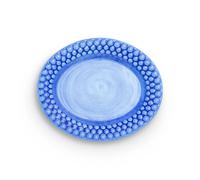 Mateus Plato Bubbles ovalado 20 cm azul claro