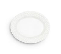 Mateus Plato Bubbles ovalado 20 cm blanco