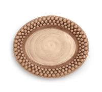 Mateus Plato Bubbles ovalado 20 cm Cinnamon