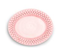 Mateus Plato Bubbles ovalado 20 cm rosa claro