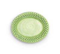 Mateus Plato Bubbles ovalado 20 cm verde