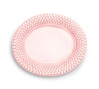 Mateus Plato Bubbles ovalado 35 cm rosa claro