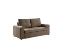Matris - Sofá Cama Alta Gama 3 Plazas Capri - Sofá De Diseño Toasted